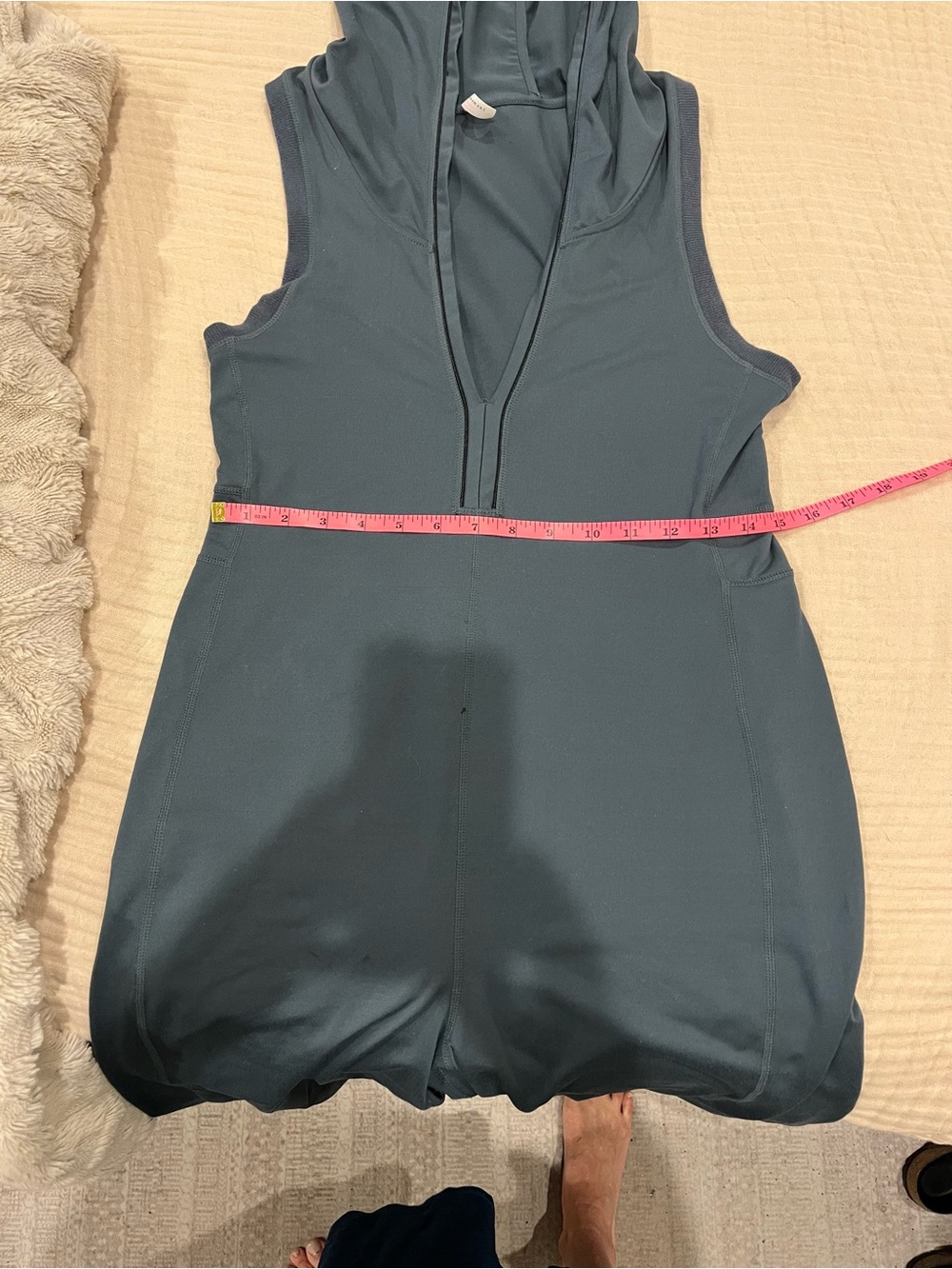 FP Movement by Free People Forest Green High-Waist Hooded Onesie - Picture 6 of 9